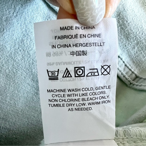 J. Crew Pale Mint Green Lookout Highrise Skinny Jeans, Sz 31, Cropped - Picture 9 of 16